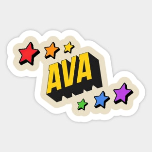 Ava- Personalized style Sticker